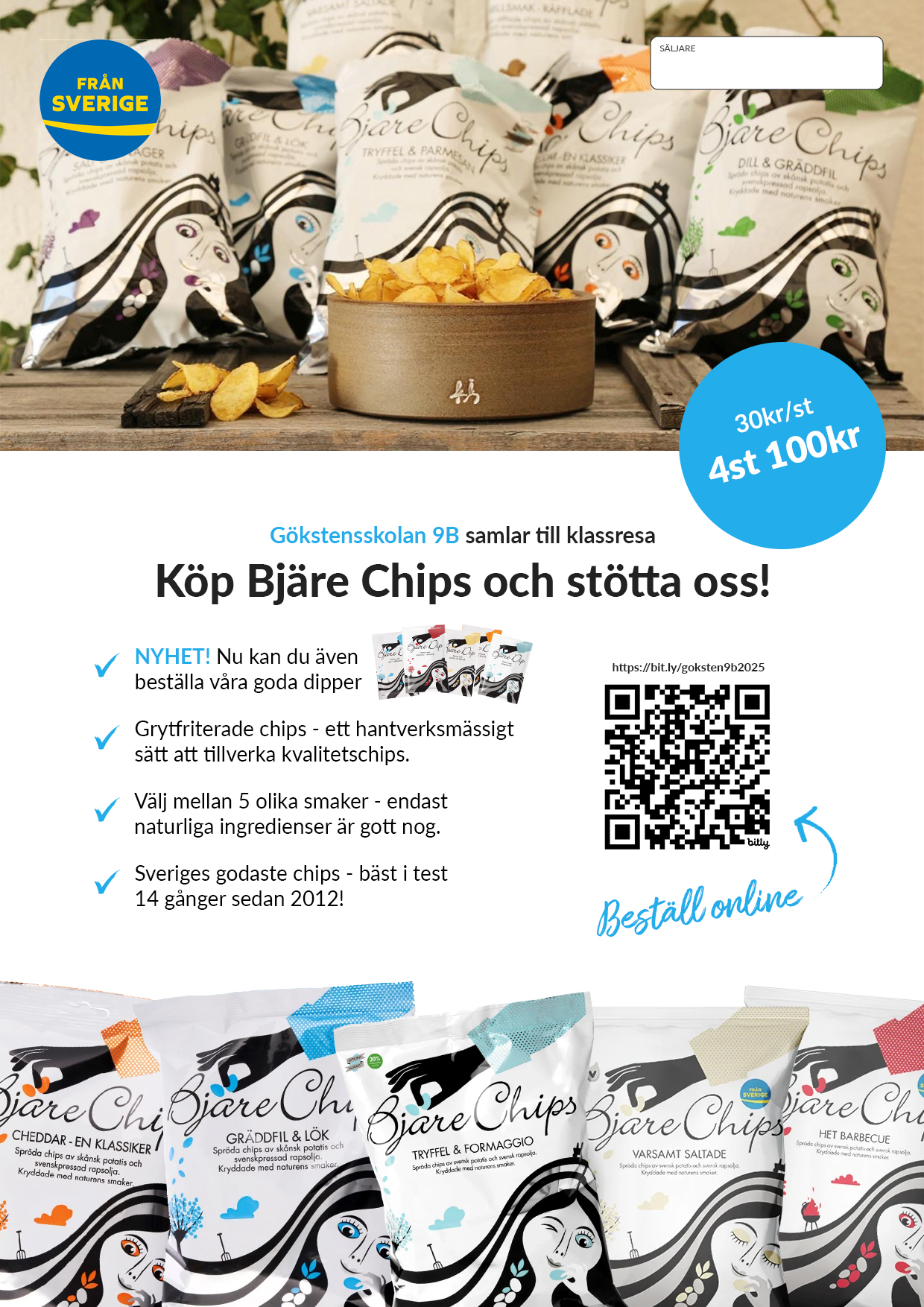 Beställningslapp framsida